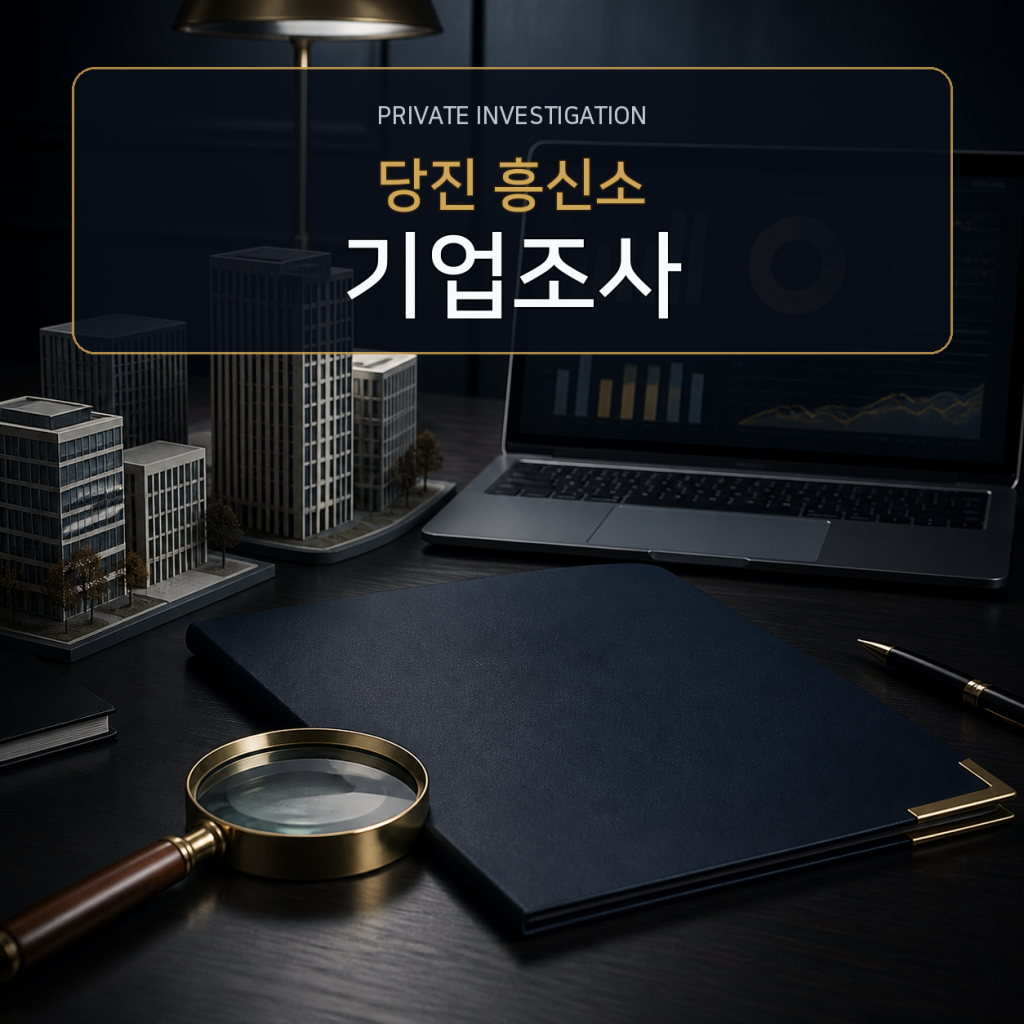 당진 기업·거래처 조사 전문 흥신소