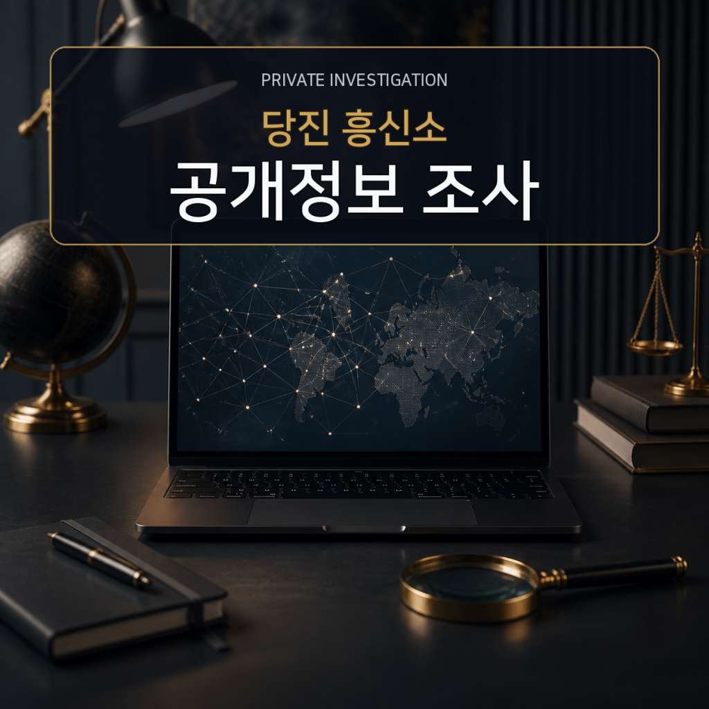 당진 디지털 공개정보 조사 전문 흥신소